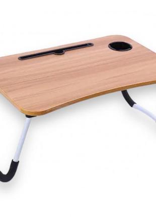 Дерев'яний стіл складаний для ноутбука (rd-87)2 фото