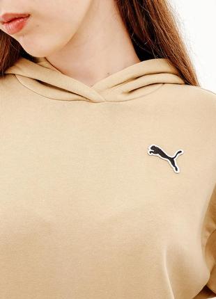 Женское худи puma better essentials hoodie fl  бежевый 2xs (7d67680484 2xs)3 фото