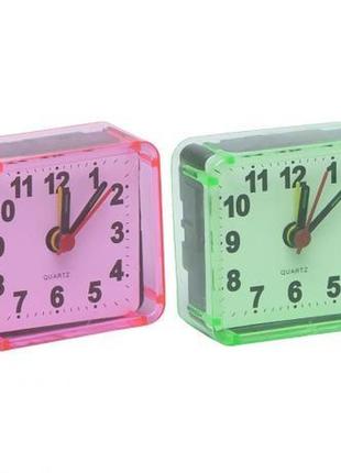 Настільні години - будильник х2-11 маленькі 5,8*5,5*2,7см