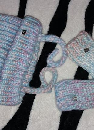 Набор шапочка и варежки reserved 3-6 мес