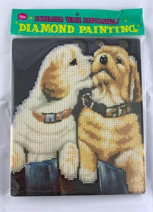 Алмазна мозаїка "собаки" 21х25см в грв упаковці d212631 фото