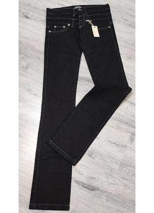 Basic новые фирменные джинсы брюки брюки черные прямые классичевые трубы1 фото
