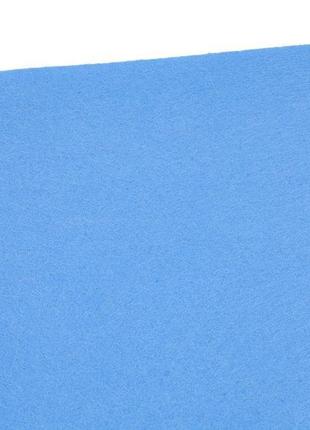 Фетр а4, 1,2мм (10 листів) темно-блакитний 170hq-019