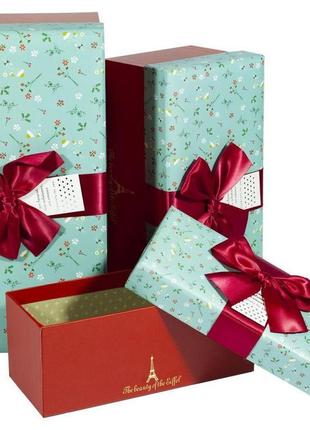 Коробки подарункові прямокутні, в наборі -3шт., unison, ch01-5