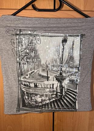 Летняя майка-топик, нарядная, легкая, диско