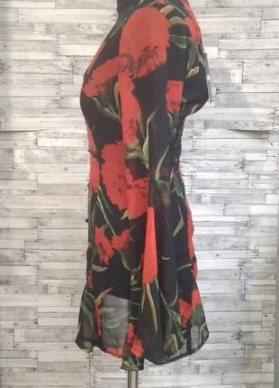 Шифоновое платье туника 4