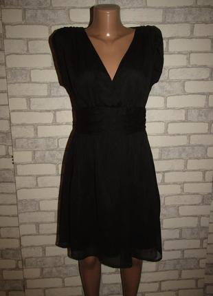 Черное летнее платье м-38 vero moda