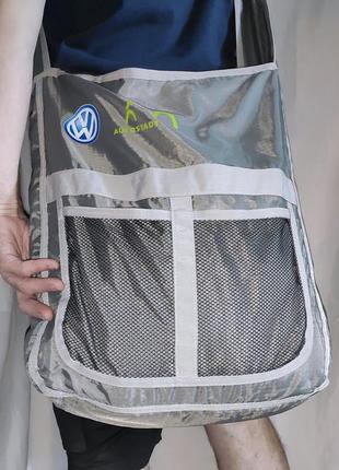 Фирменная стильная авто сумка через плечо vw autostadt bag.