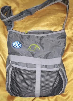 Фирменная стильная авто сумка через плечо vw autostadt bag.