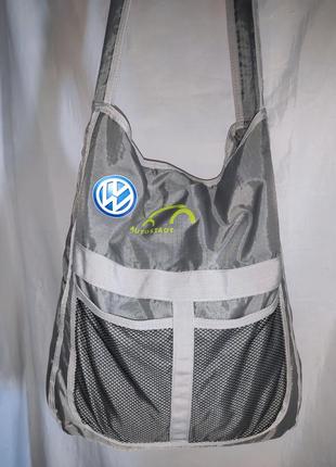 Фирменная стильная авто сумка через плечо vw autostadt bag.