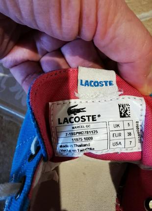 Кеди lacoste8 фото