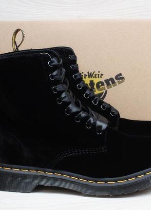 Жіночі демісезонні черевики dr. martens 1460 velvet оригінал