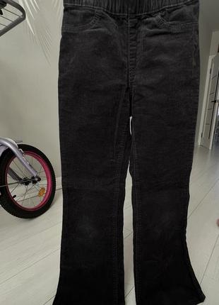 Серые джинсы на девочку 134 см1 фото