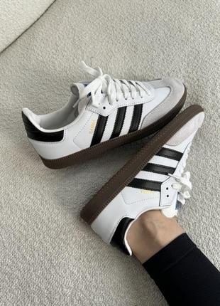 Adidas samba og black/white 413 фото