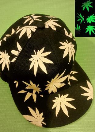 Кепка бейсболка снепбек snapback світиться люмінесцентні елементи1 фото