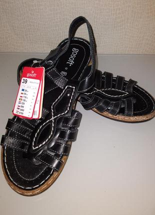 Босоножки лёгенькие 100% нат. кожа gosoft swiss comfort euro/38-39/25 см