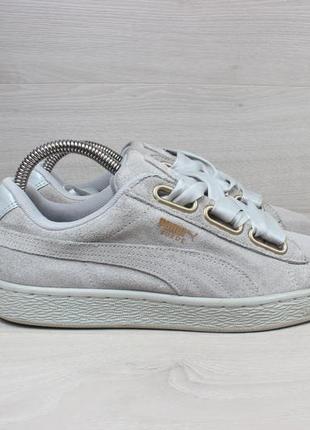 Жіночі замшеві кросівки puma suede ориігнал, розмір 38