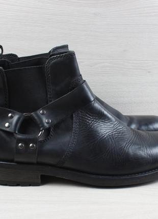 Чоловічі шкіряні демісезонні черевики clarks оригінал, розмір 45