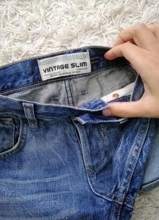 Стильные мужские джинсы винтаж слим topman 26 в отличном состоянии3 фото