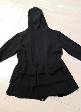 Черное платье на молнии, чёрное короткое платье, спортивное платье zara, мини платье5 фото