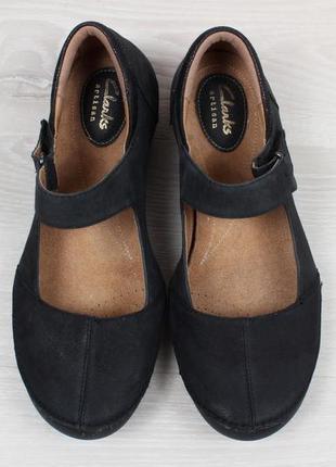 Шкіряні жіночі туфлі clarks оригінал, розмір 37 - 37.5