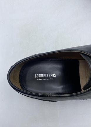 Шкіряні чоловічі туфлі gordon & bros havret   оригінал4 фото