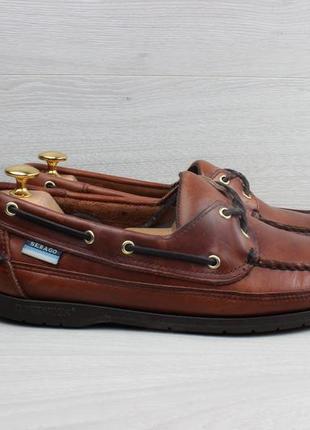 Шкіряні мокасини / топ-сайдеры sebago, розмір 41.5 - 42