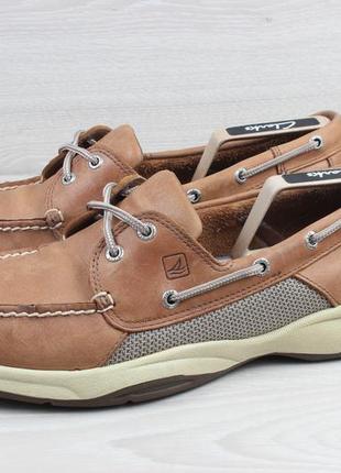 Чоловічі шкіряні мокасини / топ-сайдеры sperry top-sider, розмі..