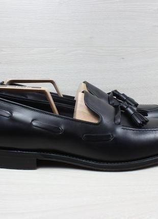 Шкіряні чоловічі туфлі лофери herring shoes england, розмір 45