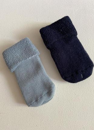 Набір  махрових шкарпеток для новонародженного