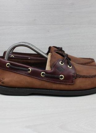 Чоловічі шкіряні мокасини / топ-сайдеры sperry top-sider, розм...