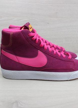 Жіночі високі кросівки nike blazer оригінал, розмір 35.5 (ж.