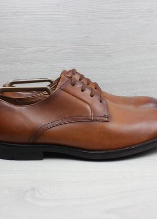 Шкіряні чоловічі туфлі clarks оригінал, розмір 42.5