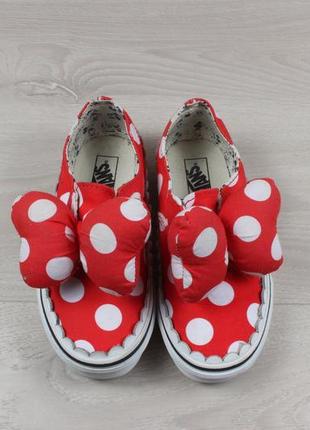 Сліпони / мокасини / кеди для дівчинки vans disney оригінал, ра..