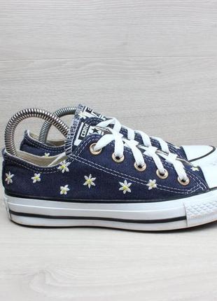 Кеди в ромашки converse all star оригінал, розмір 35