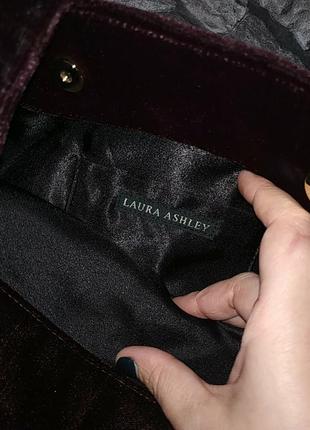 Вінтажна оксамитова сумочка laura ashley2 фото