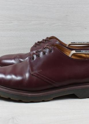 Шкіряні чоловічі туфлі solovair англія, розмір 45 (dr. martens)