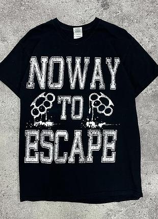 Noway to escape рок мерч футболка rock merch нет дороги для спасения