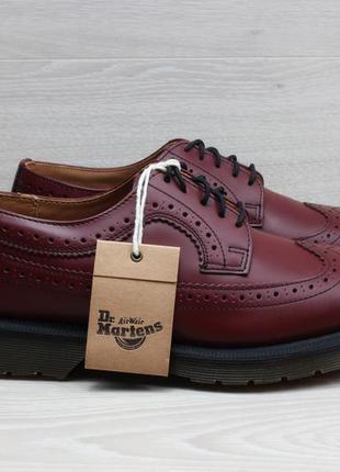 Шкіряні туфлі броги dr. martens cherry оригінал, розмір 38 - 38.5