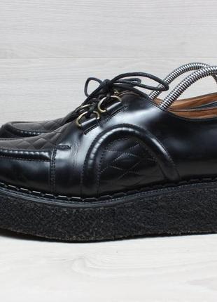 Шкіряні криперси/ туфлі george cox англія, розмір 41 - 41.5