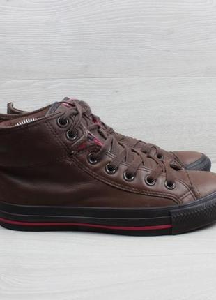 Шкіряні черевики/ високі кеди converse x woolrich оригінал, ро...