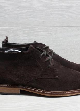 Замшеві чоловічі черевики dune london, розмір 44 (desert boots...