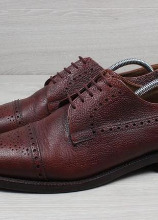 Шкіряні чоловічі туфлі / броги k-shoes england, розмір 44 - 45