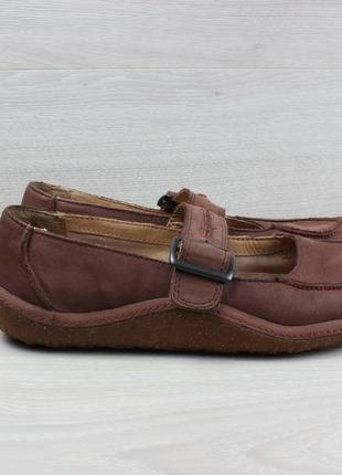 Жіночі шкіряні туфлі на пряжці clarks оригінал, розмір 38 — 3...