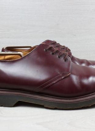 Шкіряні чоловічі туфлі solovair, розмір 45 (dr. martens) / чол...