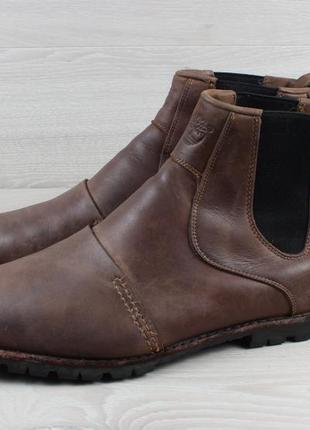 Шкіряні чоловічі черевики челсі timberland оригінал, розмір 42.5