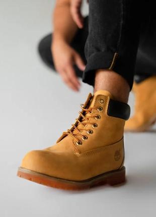 Зимові черевики жіночі, чоловічі timberland classic коричневі (тимберленд, тімберланд, класик)2 фото