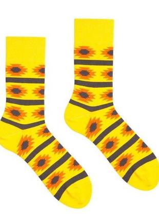 Желтые носки "подсолнухи" от sammy icon