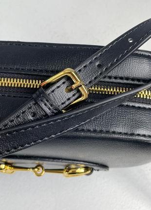 Сумка gucci horsebit 1955 small shoulder bag black6 фото