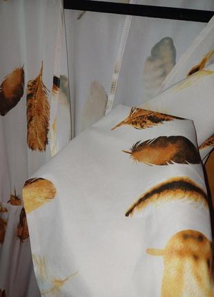 Пляжный халатик кимоно накидка длинная туника 2хл4 фото